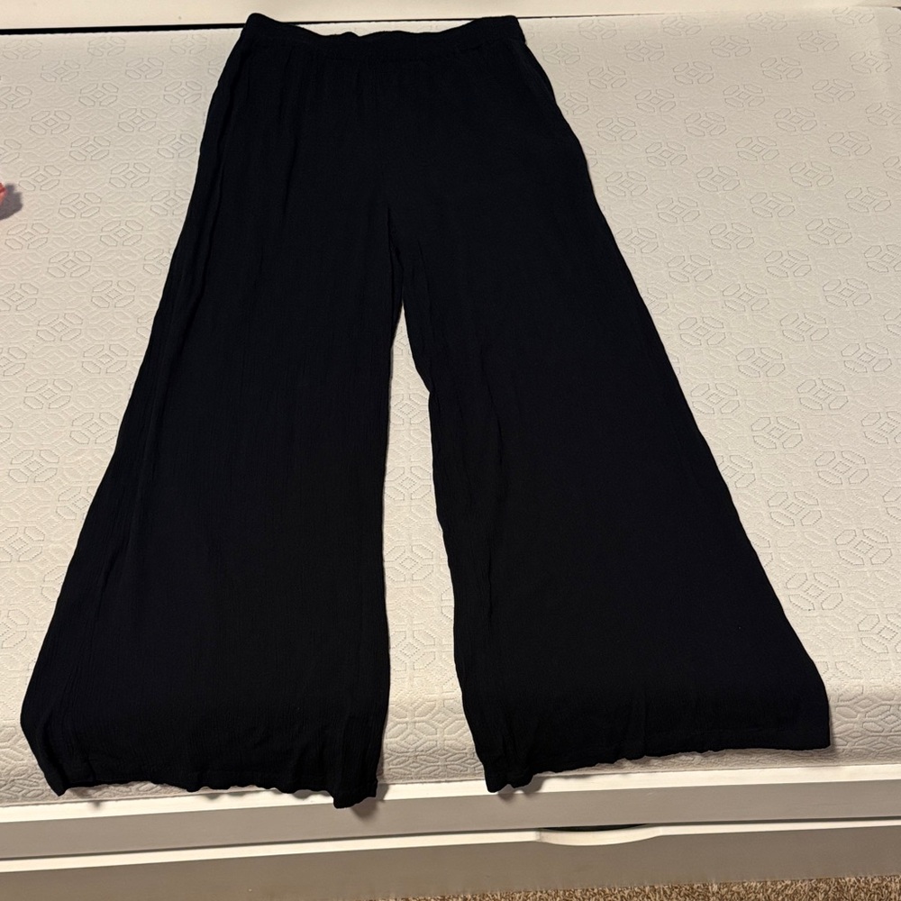 Volcom Black Wide-Leg Pants